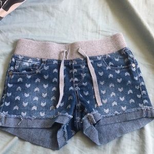 girls jean shorts